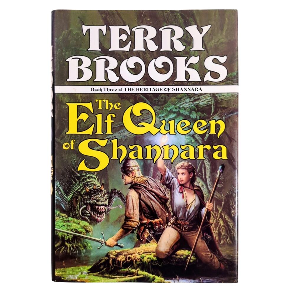 Elf Queen of Shannara Terry Brooks 1992 First Edition Heritage Fantasy HC DJ